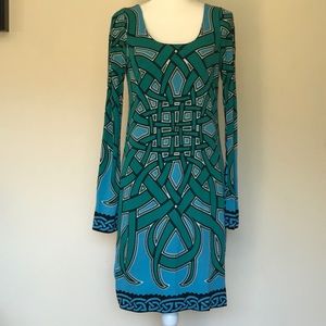 ⚪️❄️Nicole Miller Jersey Lined Dress, S